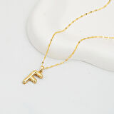 14 Ayar Altın Balon F Harfi Kolye