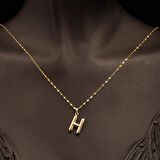 Balon H Harfi Altın Kolye 14 Ayar