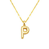 Balon P Harfi 14 Ayar Altın Kolye
