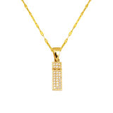 İ Baş Harfi 14 Ayar Altın Kolye