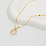 O Baş Harfi 14 Ayar Altın Kolye