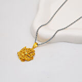 Dorikalı Telkari 14 Ayar Altın Kolye Ucu