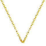 60 cm. Halkalı Ataç Altın Zincir