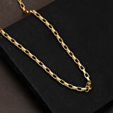 60 cm. Halkalı Ataç Altın Zincir