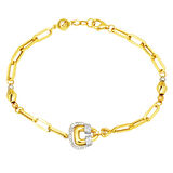 Valentino 14 Ayar Altın Ataç Zincir Bileklik