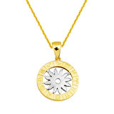 Burç Sembolü 14 Ayar Altın Kolye