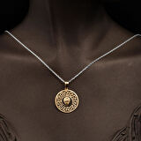 Versage 14 Ayar Altın Madalyon Kolye Ucu