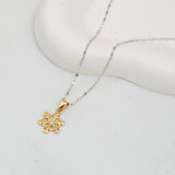 14 Ayar Altın Kartanesi Kolye Ucu