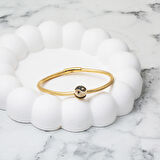 Ying Yang İtalyan Altın Bileklik 14 Ayar