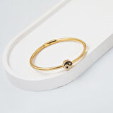 Ying Yang İtalyan Altın Bileklik 14 Ayar