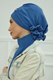 Aksesuarlı Aerobin Kumaş Hazır Türban,HT-95