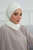 Yandan Fırfırlı Gümüş Aksesuarlı Şifon Hazır Türban,HT-106,HT-106