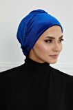 Gül Detaylı Kadife Bone,B-53K