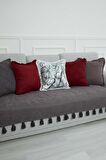 Püsküllü Koltuk Örtüsü 90 x 210,KO-19