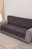 Sırt ve Oturma Kısmını Kapatan Püsküllü Koltuk Örtüsü 180x210 cm,KO-31