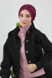 Fularlı Bone Türban,B-81RB