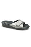Ceyo 9863-2 Anatomik Comfort Taban Kadın Terlik Platin 36-40 