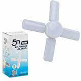5M Led Ampul Pervane Kristal 4+1