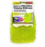Automix Makarna Mikrofiber Yıkama Eldiveni Yeşil