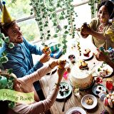 Yapay Sarmaşık 9 Dal Yeşil Beyaz Hedera Yapay Çiçek