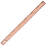 Hatas Tahta Cetvel (Takviyesiz) 50 cm 0048