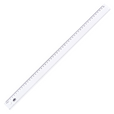Hatas Standart Cetvel Plastik Geniş Şeffaf 50 CM 0170