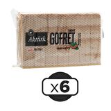 Aktürk Kakaolu Gofret 200 gr 6 lı