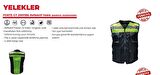Forte Gt 2001186 Cepli Motosiklet Reflektif Yelek Rüzgara Geçirmez XL Beden