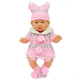 Yeni Doğmuş Pembe Gri Elbiseli