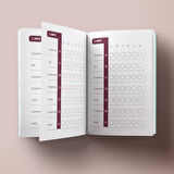 Kaza Namazı Defterim - Bordo