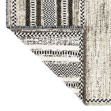 PALERMO 6810 Bej Çift Taraflı Yıkanabilir Dokuma Kolay Temizlenir Halı Kilim