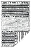 PALERMO 6810A Gri Çift Taraflı Yıkanabilir Dokuma Kolay Temizlenir Halı Kilim