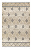 PALERMO 6813 Bej Çift Taraflı Yıkanabilir Dokuma Kolay Temizlenir Halı Kilim
