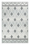 PALERMO 6813A Gri Çift Taraflı Yıkanabilir Dokuma Kolay Temizlenir Halı Kilim