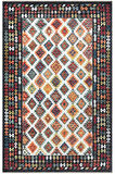 VALENCIA 1505 Renkli Kaymaz Taban Yıkanabilir Modern Halı Kilim
