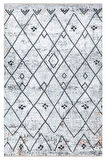 VALENCIA 1508 Geometrik Desenli Kaymaz Taban Yıkanabilir Modern Halı Kilim