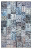 EFES 2305 Patchwork Yumuşak Doku Leke Tutmayan Modern Halı Kilim