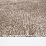 MİLANO ML110 Açık Bej Leke Tutmaz Antialerjik Yıkanılabilir Dokuma Dekoratif Halı Kilim Yolluk