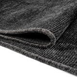 TROY Yıkanabilir Kaydırmaz, Pamuk Dokuma, Premium Kalite Salon&mutfak&yemek Odası Kilimi Antrasit