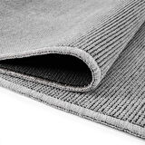 TROY Yıkanabilir Kaydırmaz, Pamuk Dokuma, Premium Kalite Salon&mutfak&yemek Odası Kilimi Gri