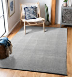 TROY Yıkanabilir Kaydırmaz, Pamuk Dokuma, Premium Kalite Salon&mutfak&yemek Odası Kilimi Gri