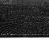TROY Yıkanabilir Kaydırmaz, Pamuk Dokuma, Premium Kalite Salon&mutfak&yemek Odası Kilimi Siyah