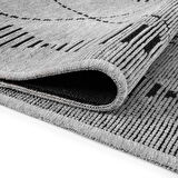 TROY Yıkanabilir Kaydırmaz, Pamuk Dokuma, Premium Kalite Salon&mutfak&yemek Odası Kilimi TY106-A.Gri