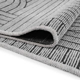 TROY Yıkanabilir Kaydırmaz, Pamuk Dokuma, Premium Kalite Salon&mutfak&yemek Odası Kilimi TY112-A.Gri