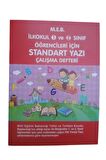 1. Ve 2. Sınıflar Için Standart Yazı Çalışma Defteri - Kırmızı A4 Ebat