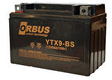 Orbus Motosiklet Aküsü 12 Volt 9 Amper Yeni Tarihli Taze Akü 150x86x107mm 2.9 Kg