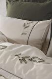 ECOCOTTON DERİN Çİft Kişilik Nevresim Takımı Yeşil 200*220