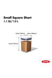 OXO POP CONTAINER KUCUK 1 LT KISA KARE 11234000