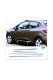 Renault Clio 4 Uyumlu Hb Krom Yan Kapı Çıtası 4 Kapı 2012-2019 Arası P. Çelik uyumlu