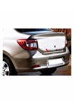 Renault Clio 4 Symbol Krom Alt Bagaj Çıtası 2012-2019 Arası Paslanmaz Çelik Uyumlu